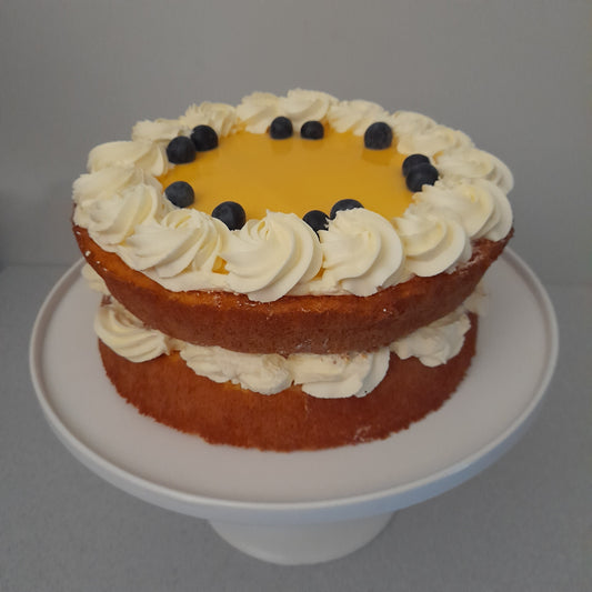 Lemon Blueberry Sponge Cake