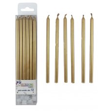 Gold Slim Candles