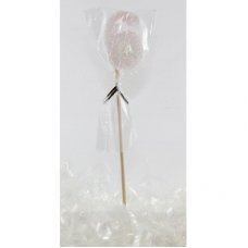 White Glitter Long Stick Candle