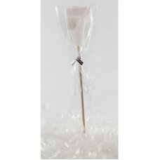 White Glitter Long Stick Candle